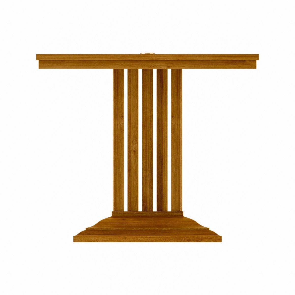 Квадратный стол из тикового дерева ASTELLO Coquelicot ARCH-00083726 - Вид №2