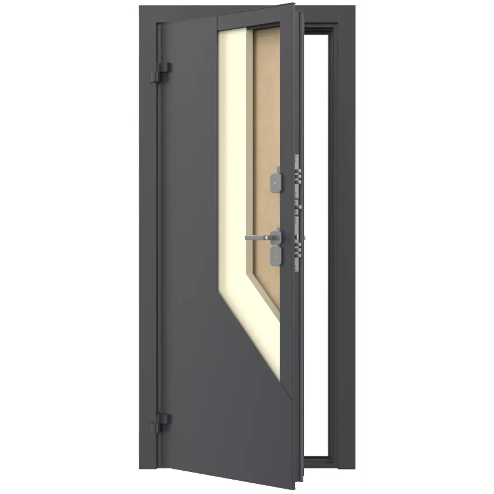 Дверь входная металлическая Термо 88x205 см левая дуб белый DOORHAN STLM-2006318 - Вид №5