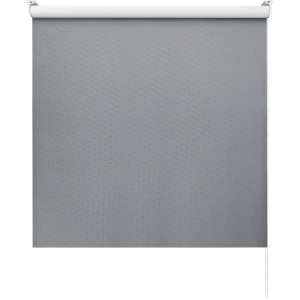 Штора рулонная блэкаут Ромб 120x175 см серая