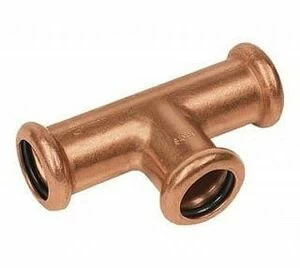 16130282222 SANHA 6130 пресс-фитинг, медь, тройник ВПр 28x22x22 мм