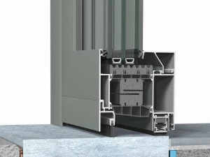 Reynaers Aluminium Алюминиевая распашная французская дверь с тройным остеклением Masterline