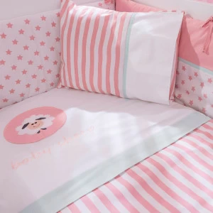 Комплект детского постельного белья для кроватки 80х130 см розовый Lovely Girl CILEK  00-3832514 Розовый
