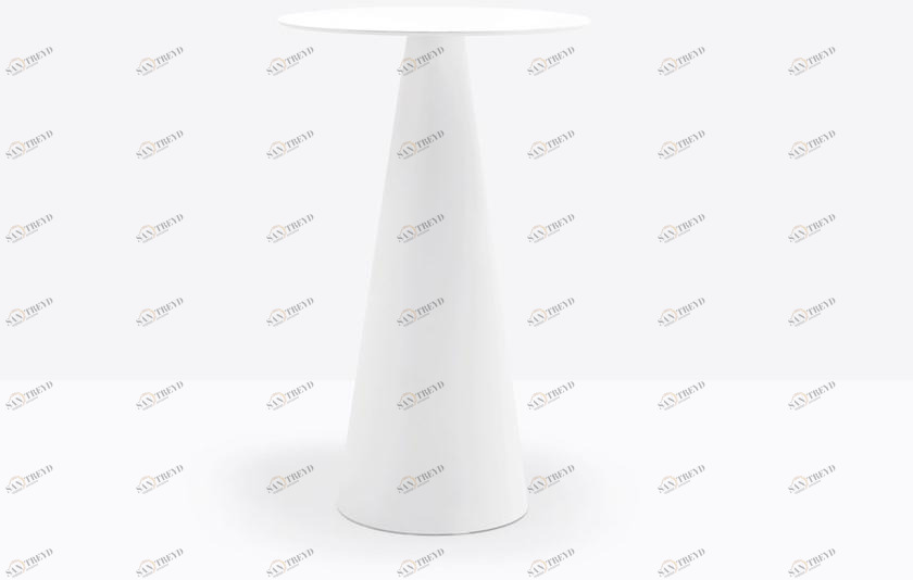 Pedrali Круглый высокий стол из полипропилена Ikon 867