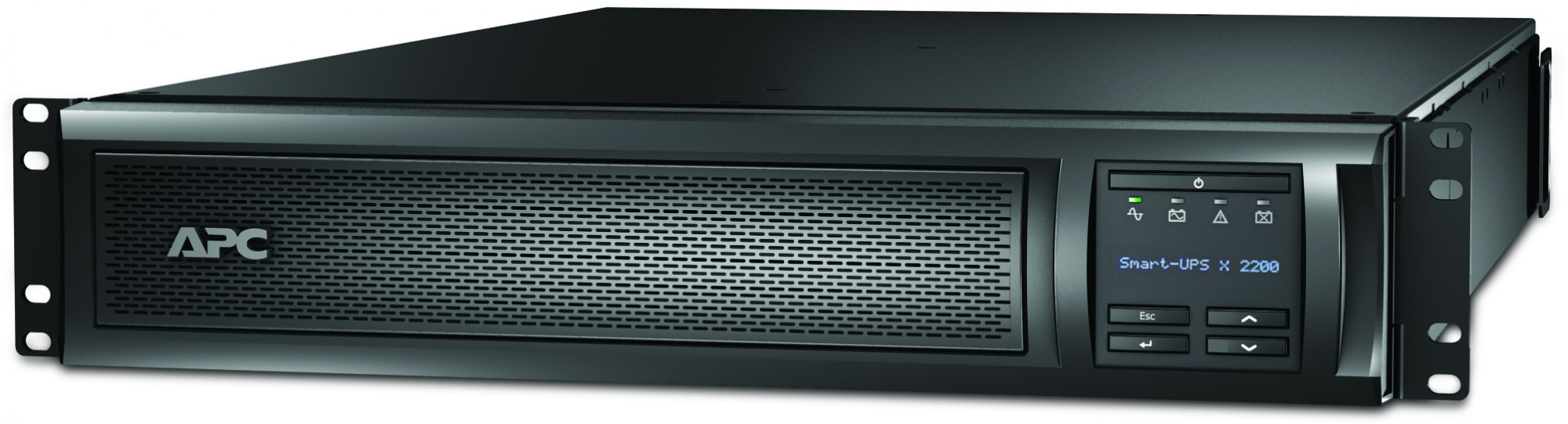 SMX2200RMHV2U Smart-ups x 1980 watts / 2200va rack/tower lcd 200-240v, interface port smartslot, usb, extended runtime model, 2 u APC Santreyd 