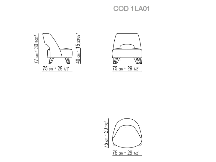 Креслице Flexform Гермиона ARCH-00150152 - Вид №2