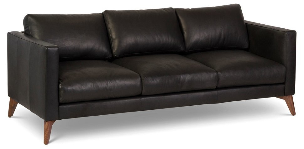 Диван Lash прямой черный ICON DESIGNE ДИЗАЙНЕРСКИЕ 178098 Черный  - Вид №1