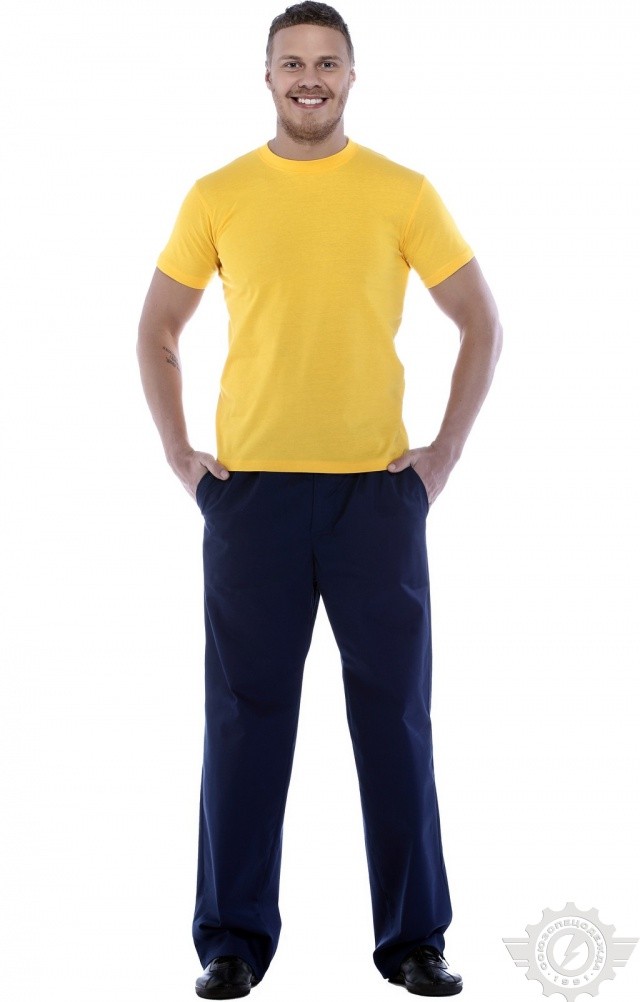 4958142 Футболка желтая  Одежда для официантов  размер 2XL (52-54) Спецодежда  - Вид №8