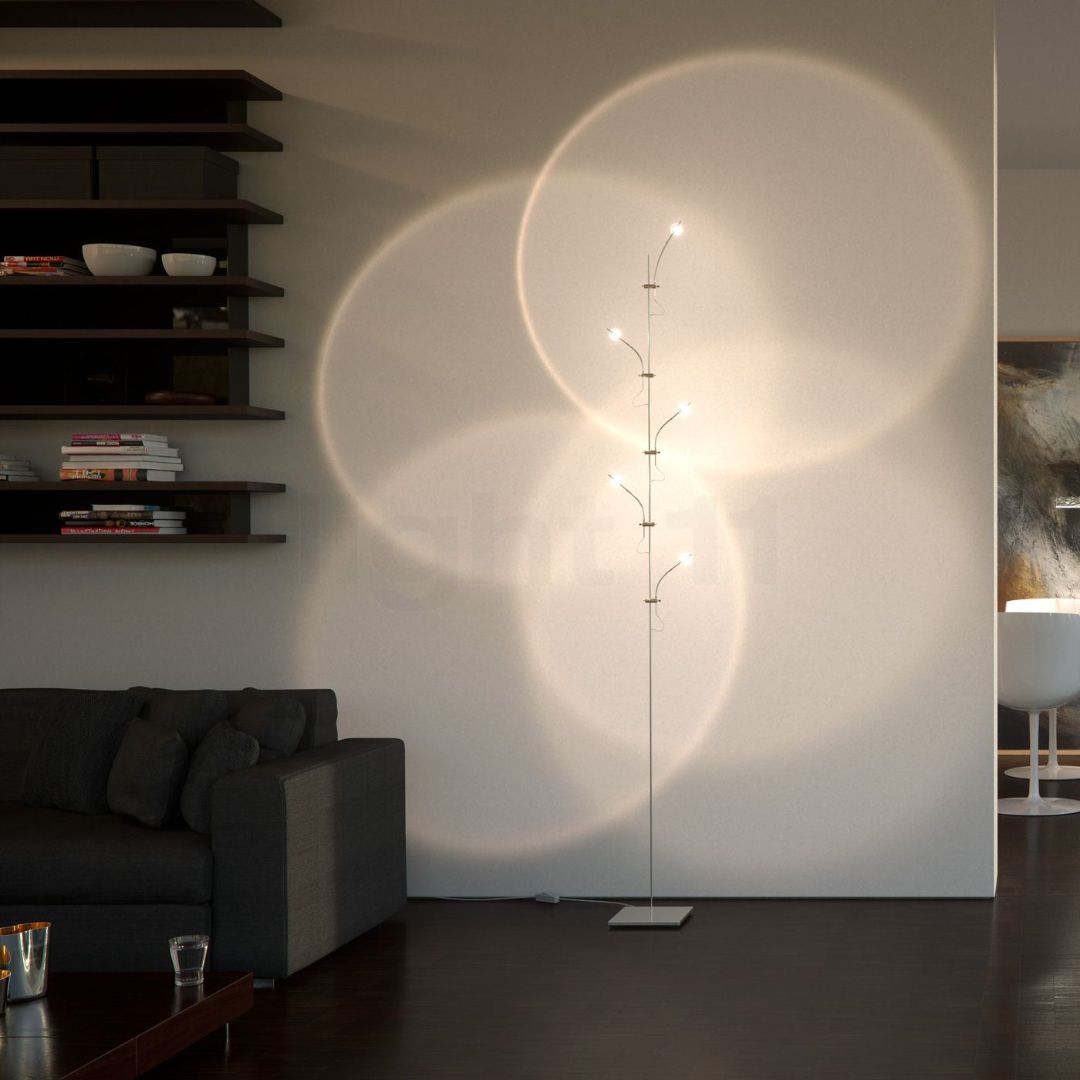 Catellani & Smith WWT Wa Wa F nickel торшер 118064 - Вид №2