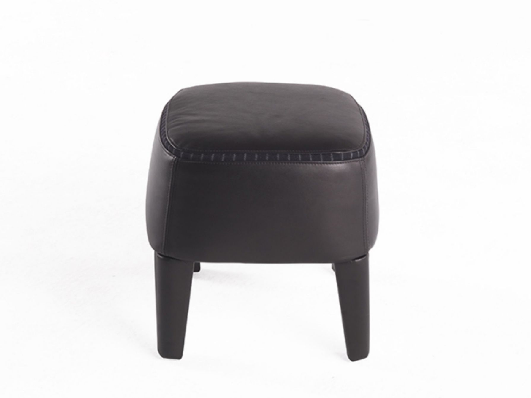 Кожаный квадратный пуф Gianfranco Ferré Home мини ARCH-00022505