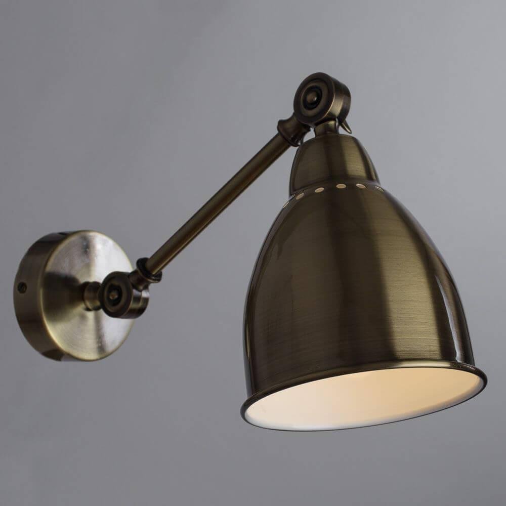 Спот настенный бронзовый Arte Lamp 43 A2054AP-1AB ARTE LAMP 43 BRONZE 00-3924989 Бронза  - Вид №1