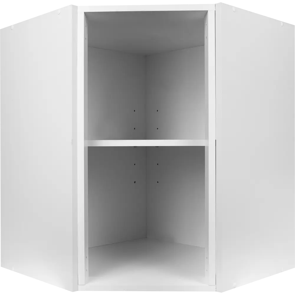 Каркас навесной угловой 60x70x60 см, ЛДСП, цвет белый DELINIA STLM-2066549 - Вид №1