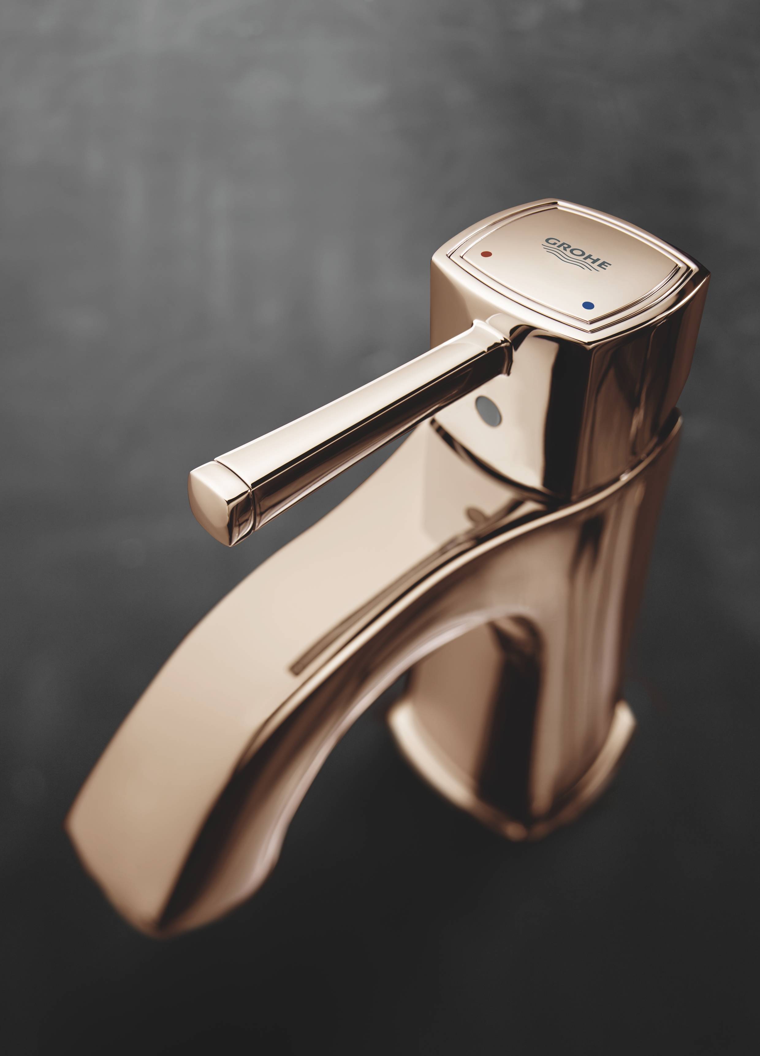 Смеситель для раковины GROHE Grandera с донным клапаном, теплый закат глянец (23303DA0) - Вид №5