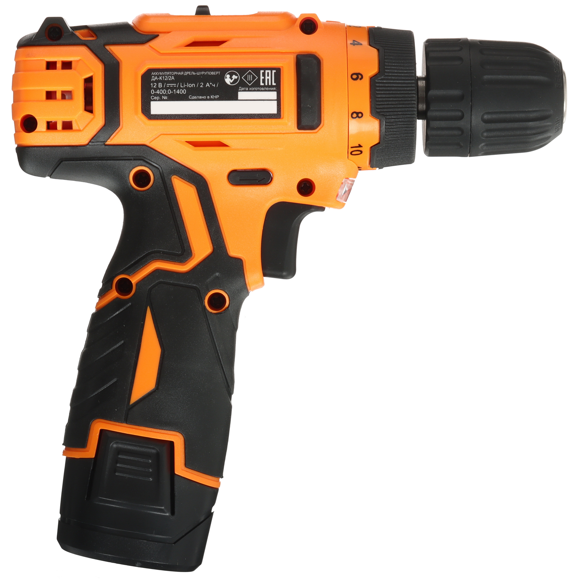 Дрель-шуруповерт Вихрь ДА-К12/2А 5632859 STDN-0127889 - Вид №2