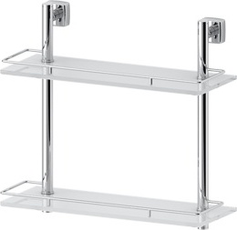 063 Полка с ограничителем 40 см двойная (стекло) NОS FBS Nostalgy