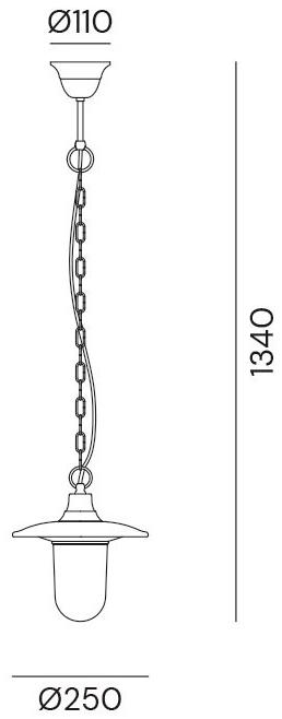 Il Fanale Подвесной светильник Barchessa 220.07.ort - Вид №1