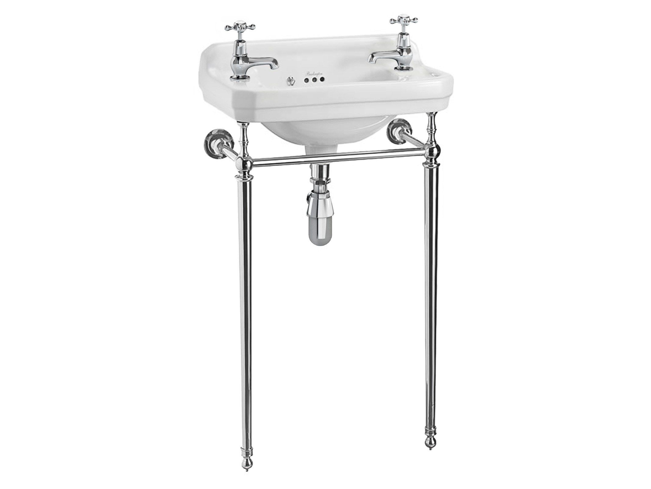 Прямоугольный шкаф для мытья рук с держателем для полотенец Burlington Эдвардианская ARCH-00129373