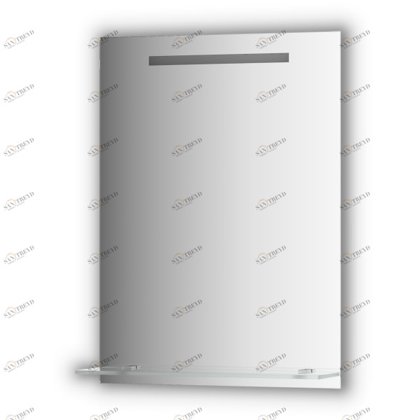 Зеркало с полочкой со встроенным LED-светильником 3,5W 55x75 см EVOFORM BY 2153 sun-id-561508
