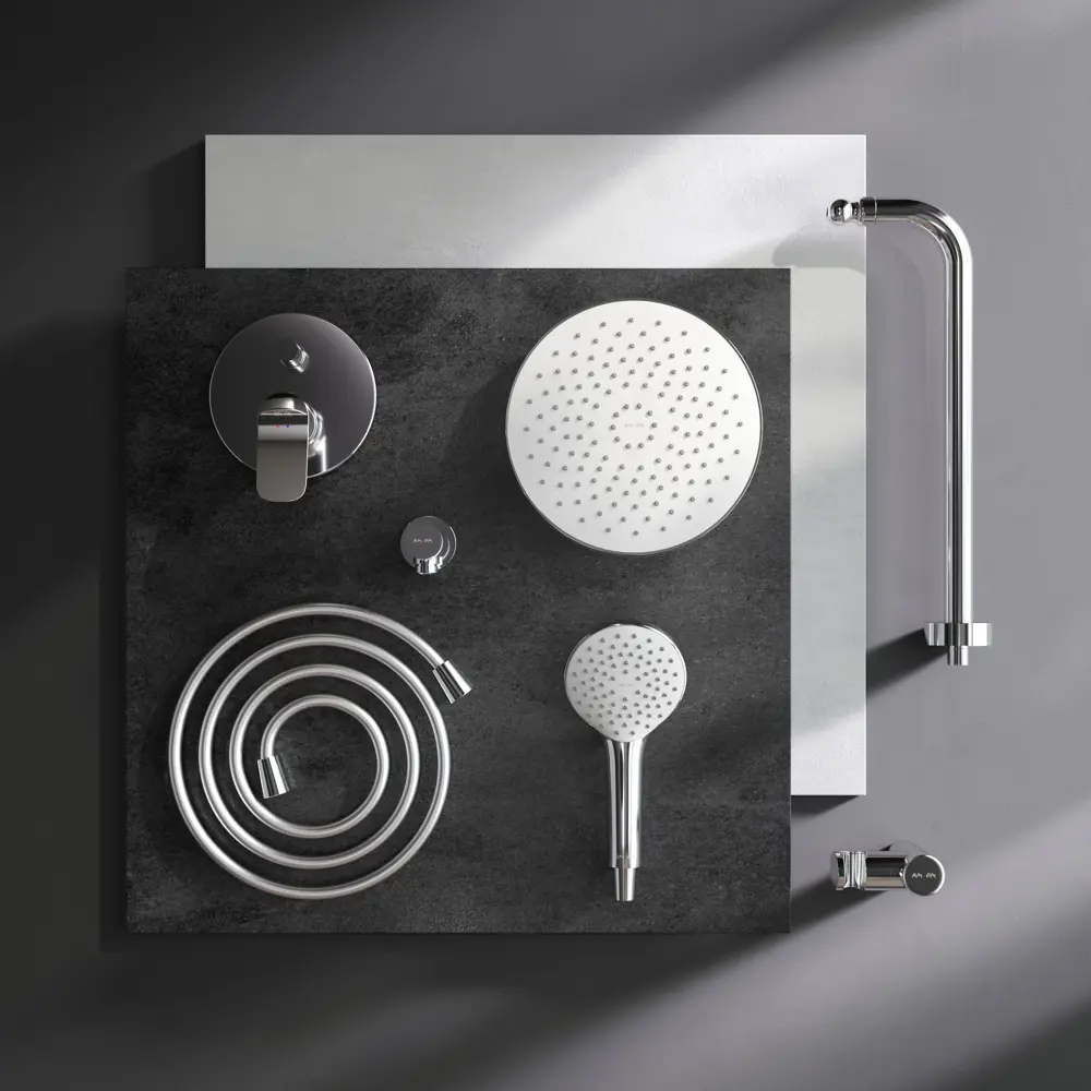 89346529 Душевая система AM.PM Moxie FB9M1RH00 скрытого монтажа цвет хром STLM-0987723  - Вид №6