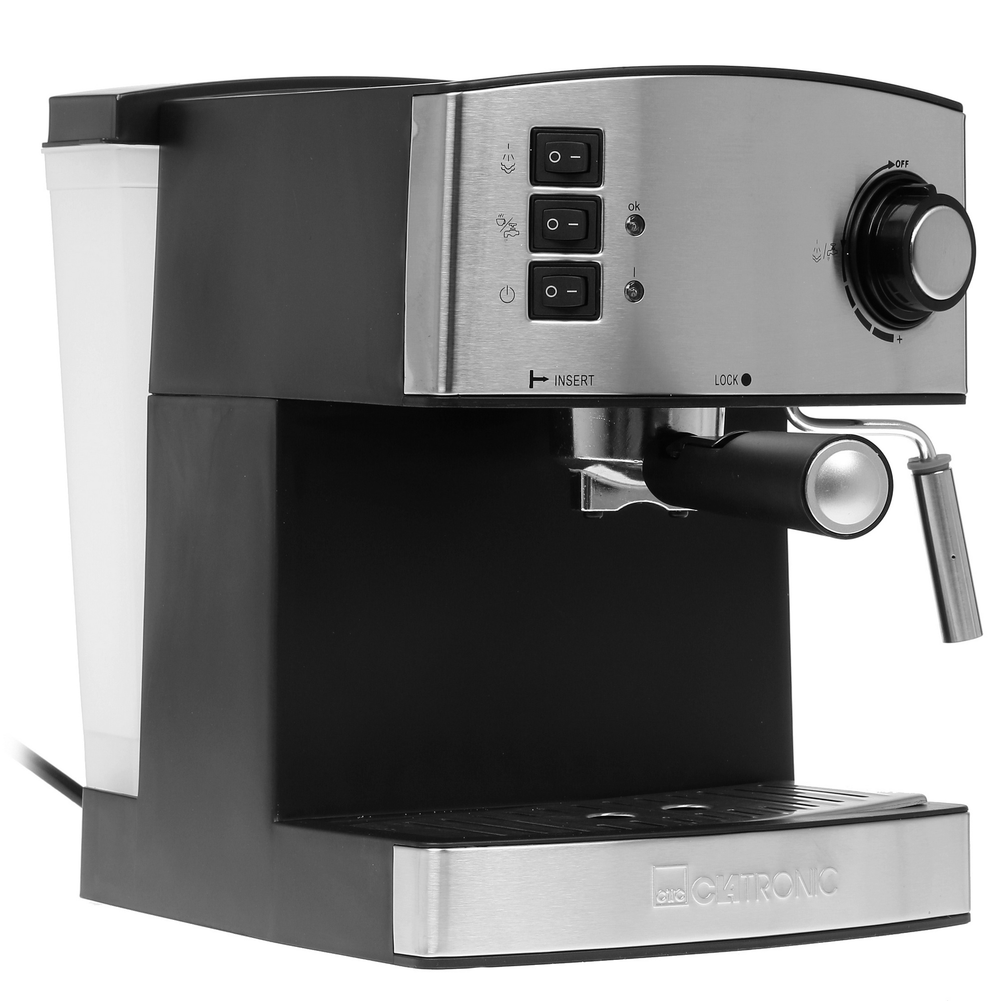 8117058 Кофеварка рожковая Clatronic ES 3643 черный STDN-0086323