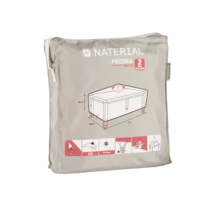 Защитный чехол для стола Naterial 200x80x130 см полиэстер светло-серый 84463528 STLM-2048592