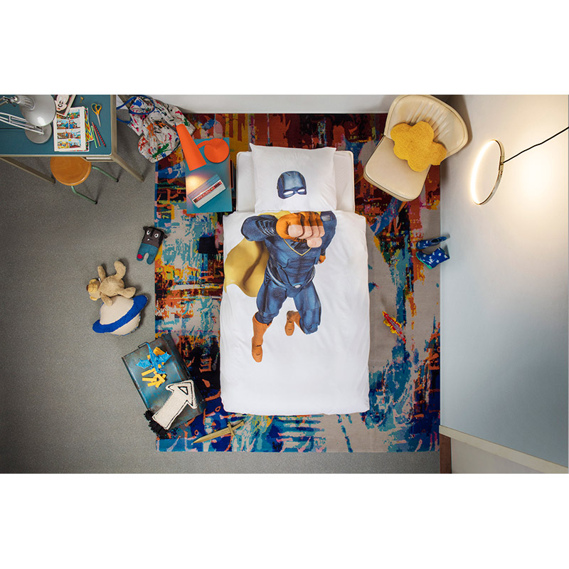 Комплект постельного белья "Супергерой" 150х200 см SNURK SUPERHEROBLUE150Х200CM - Вид №4
