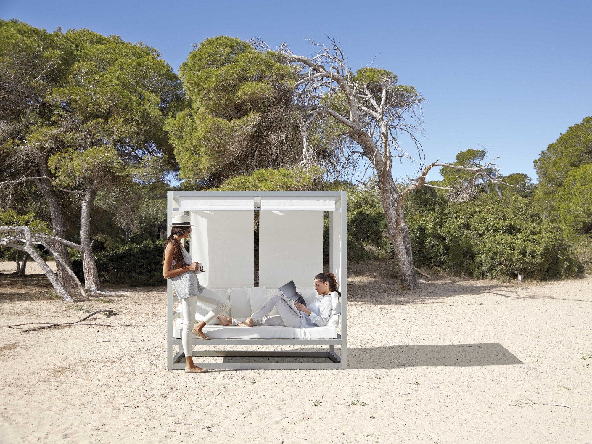 Термокрытый алюминиевый диван GANDIABLASCO ARCH-00138804 - Вид №1