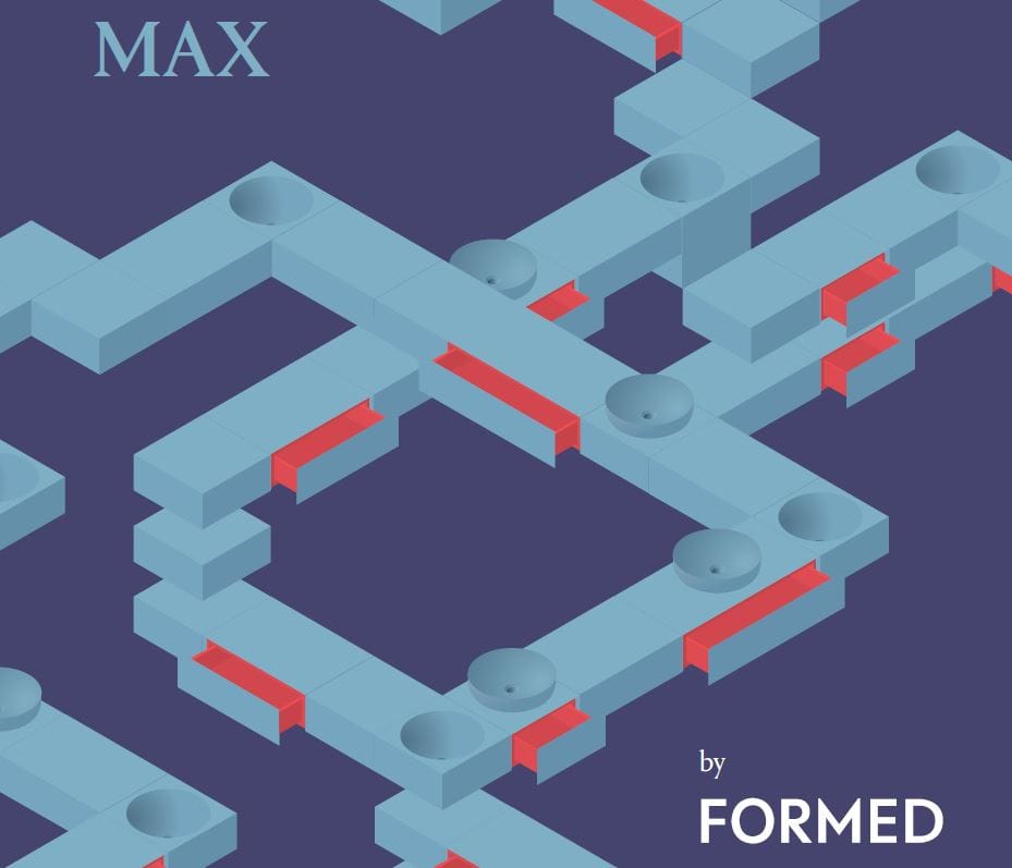 Бетонная секционная подвесная раковина с ящиками Formed MAX ARCH-00069442 - Вид №3