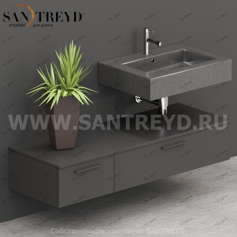 T14552CF2 Столешницы для использования в сочетании с тумбами и открытыми тумбами 145 см коричневая Globo ARREDO WOOD Италия Ceramica Globo