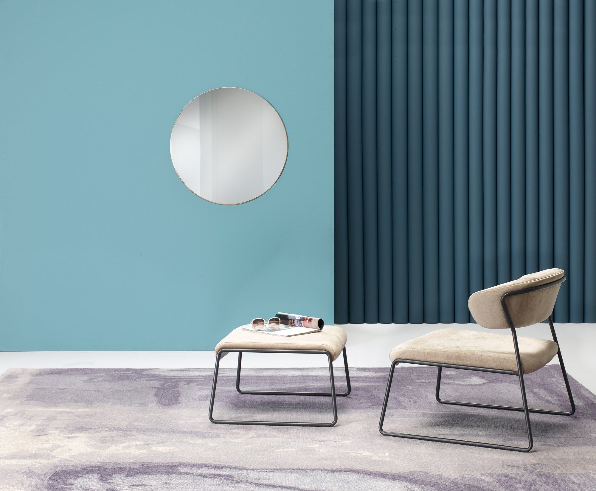 Кресло с салазками из ткани S-CAB Lisa ARCH-00149229 - Вид №5