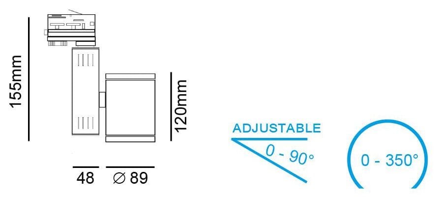 Алюминиевое светодиодное освещение Terzo Light TOBI 16W ARCH-00034201 - Вид №4