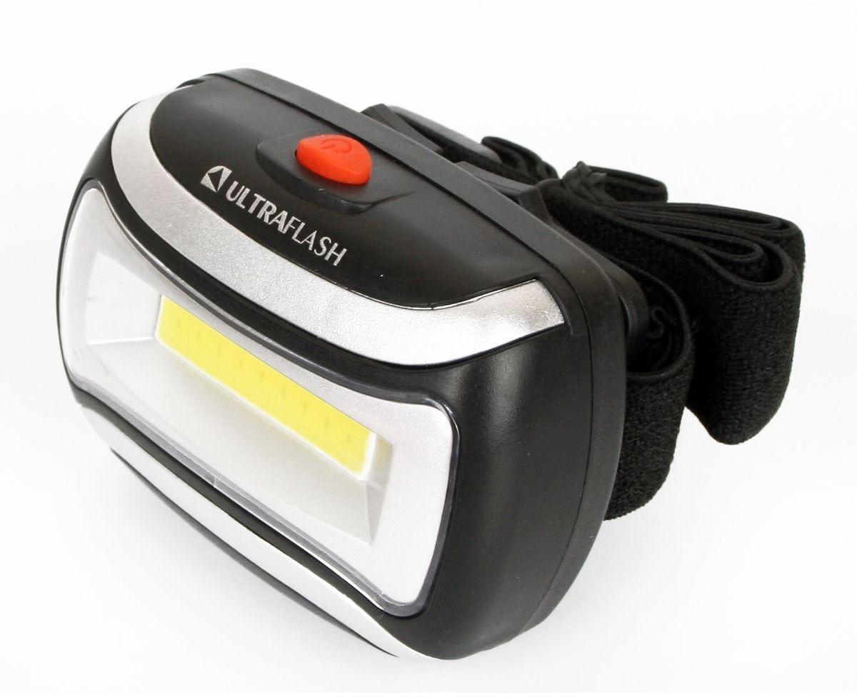 LED5380 Налобный светодиодный фонарь от батареек 70х50 100 лм 12870 Ultraflash Headlite
