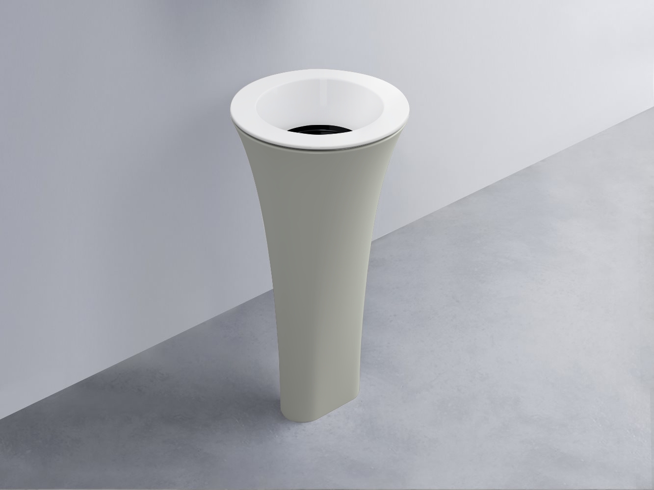 AMLA45-BL+AMPILT-N+AMCOLT-PM Раковина Amedeo Tondo отдельностоящая cielo Enjoy + Amedeo Ceramica Cielo