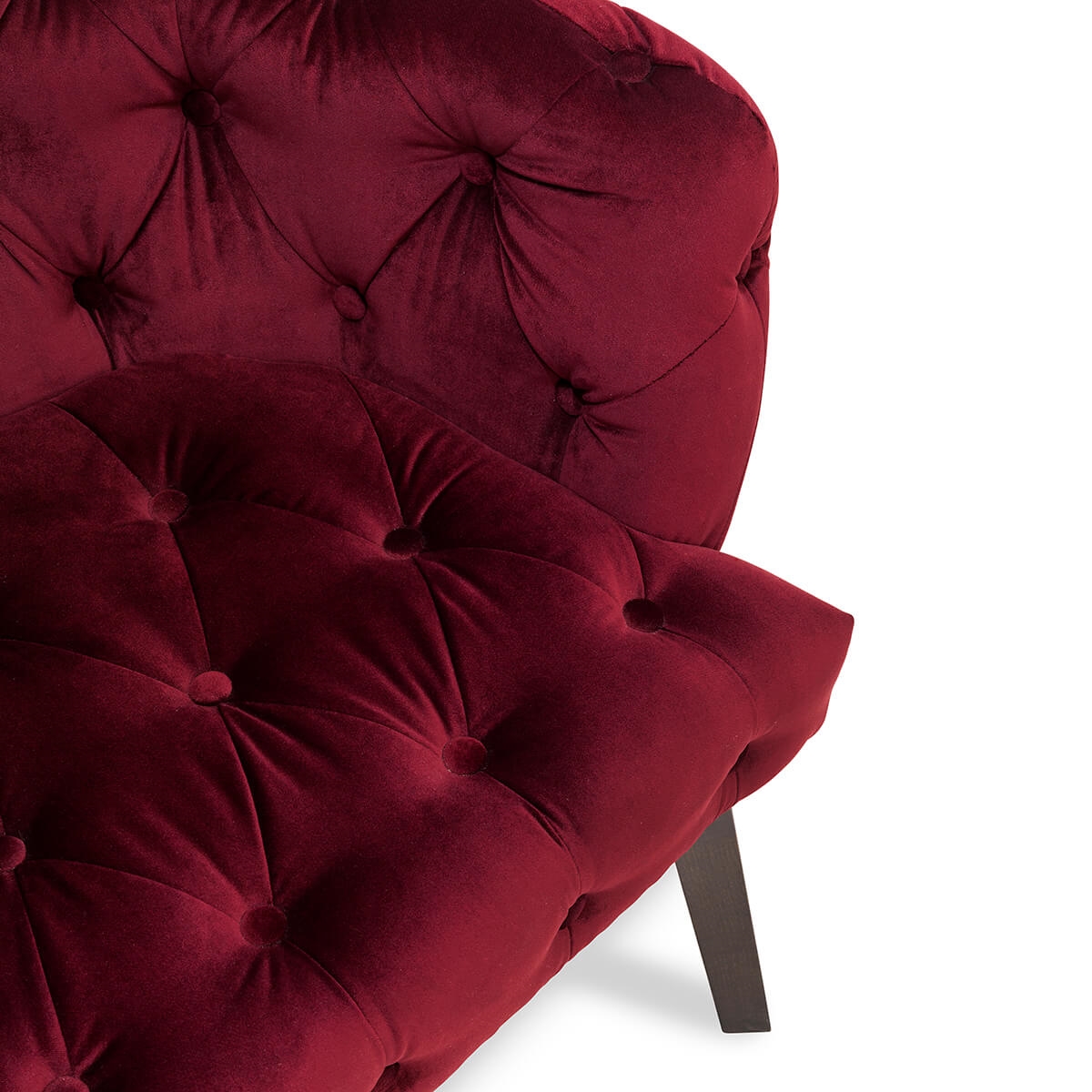 700402-44 ABHIKA СТУЛ МАЛЬЧИК ROUNDIT DARK RED  - Вид №8