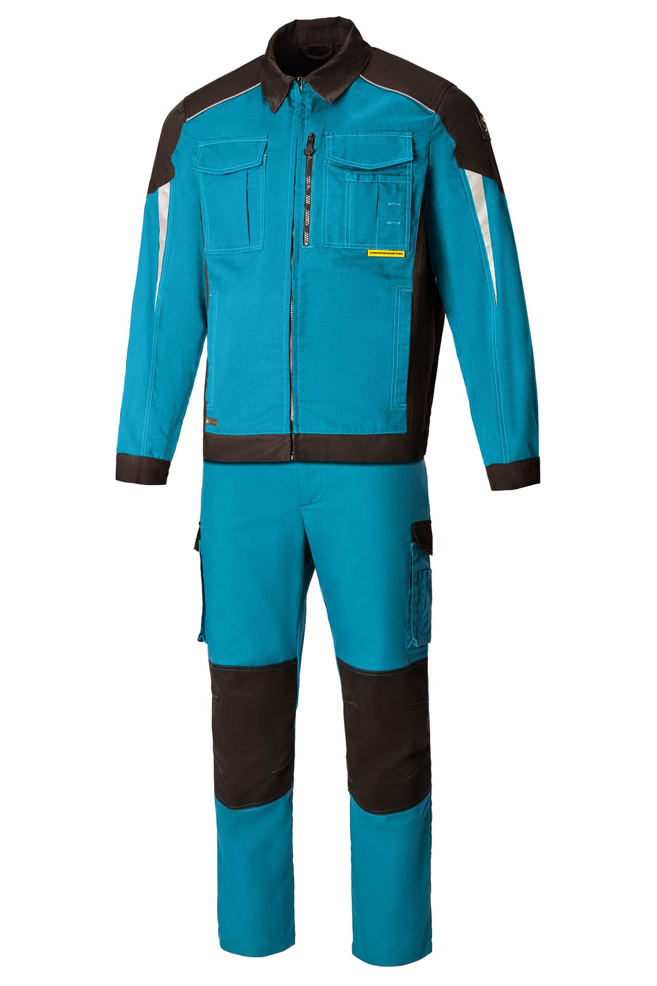 5031498 Костюм  NEW аквамарин-черный STATUS  Летняя спецодежда  размер 52-54/170-176 