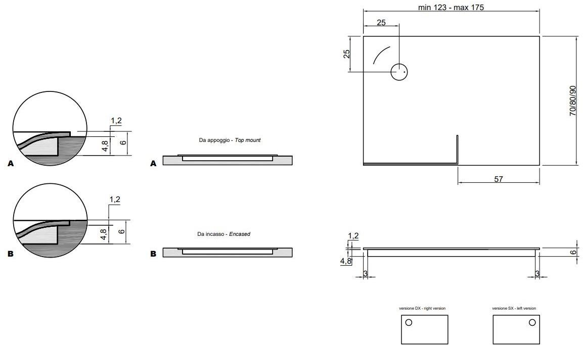 Antonio Lupi Design Очень плоский душевой поддон из Corian® Antoniolupi sun-id-1362512 - Вид №2