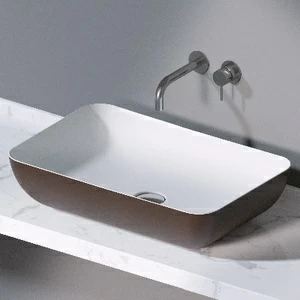 L603207 Накладная раковина на столешницу  прямоугольная A. e T. Italia ELITE