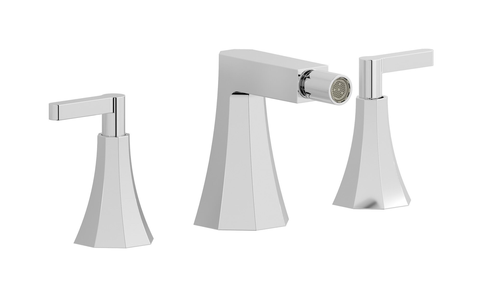 Смеситель для биде с 3 отверстиями для пола с поворотным горлышком IB Belmondo + Belmondo Elle ARCH-00082183 - Вид №1