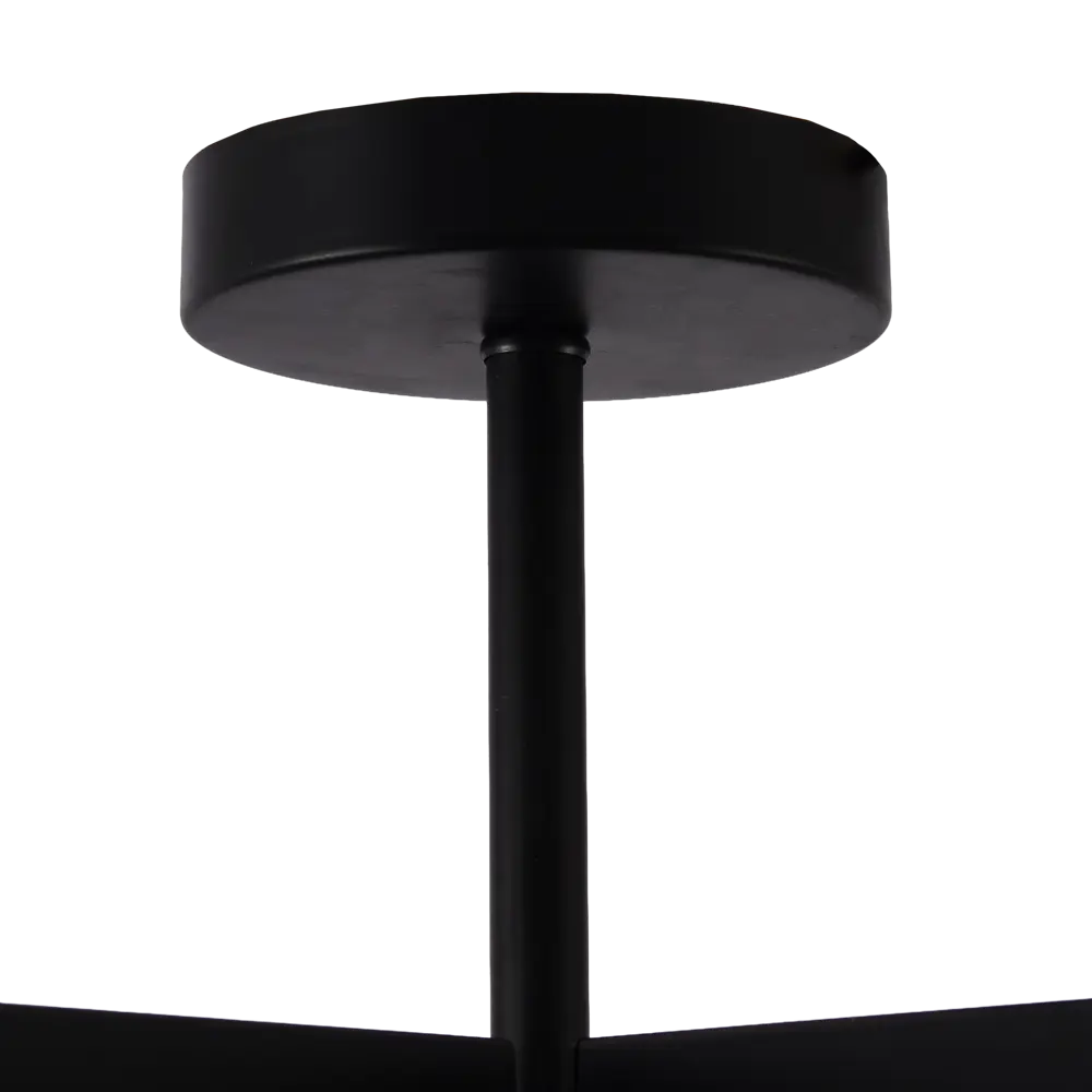 Люстра на штанге Nemico 6 ламп 15 м² цвет черный SCHAFFNER STLM-2153336 - Вид №4