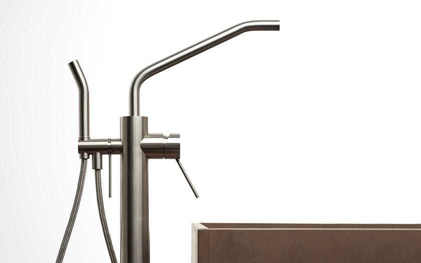 MINA Смеситель для ванны напольный из нержавеющей стали Corsivo 118711t - Вид №1