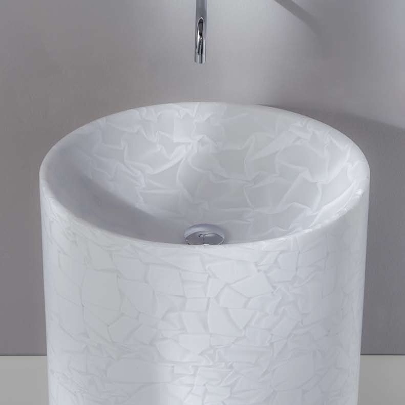 45711 Накладная раковина на столешницу  круглая Rapsel  - Вид №4