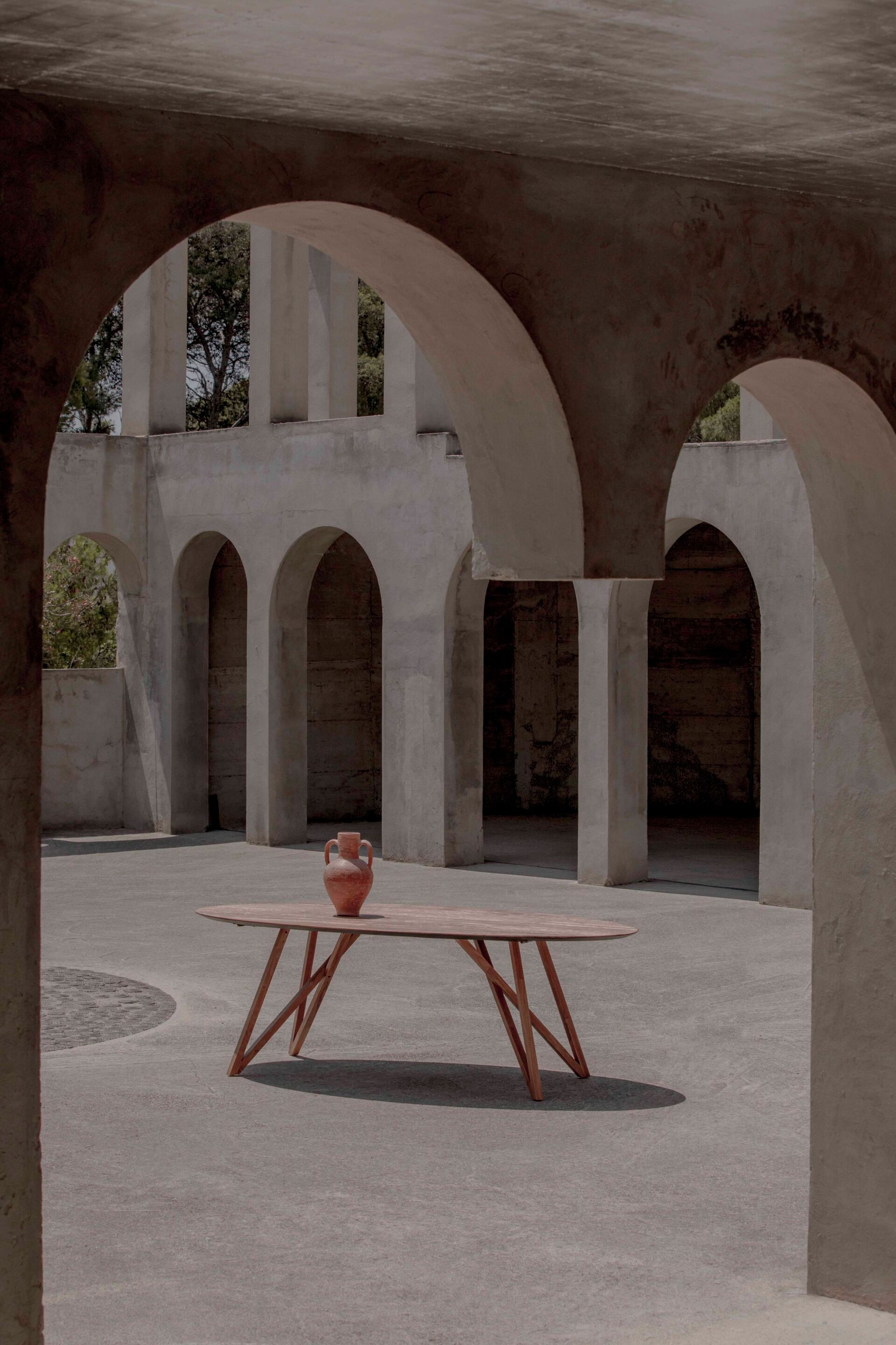 Прямоугольный стол из тикового дерева Pilma SPIDER ARCH-00088303 - Вид №2