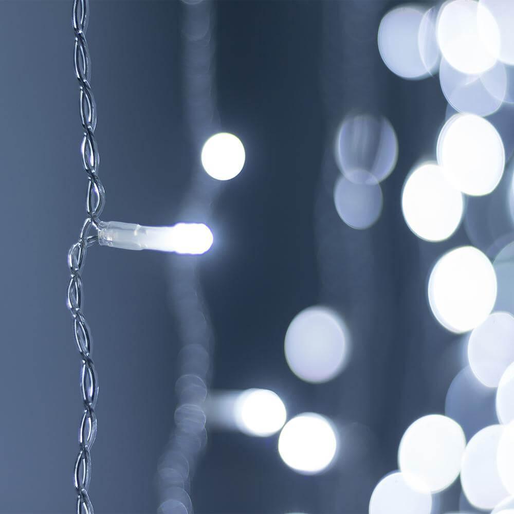024834 Светодиодная гирлянда занавес 230V белый -2000X2500-Clear-300Led White Ardecoled ARD-Curtain-Home