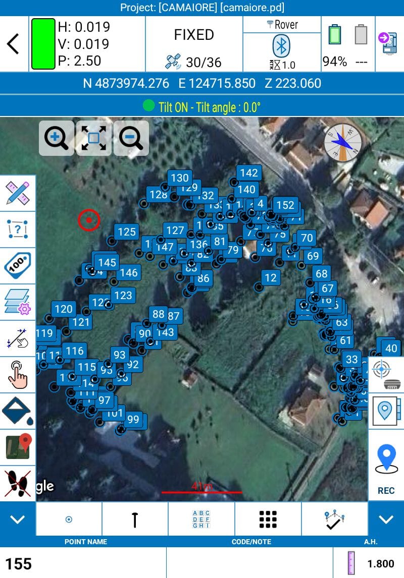 Топографическая съемка для мобильных устройств Stonex программное обеспечение ARCH-00079582 - Вид №1