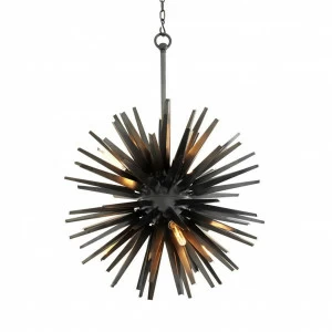 Люстра Gregorian L от Eichholtz чёрная 110281 EICHHOLTZ ДИЗАЙНЕРСКИЕ, EICHHOLTZ, ШАР 061602 Чёрный