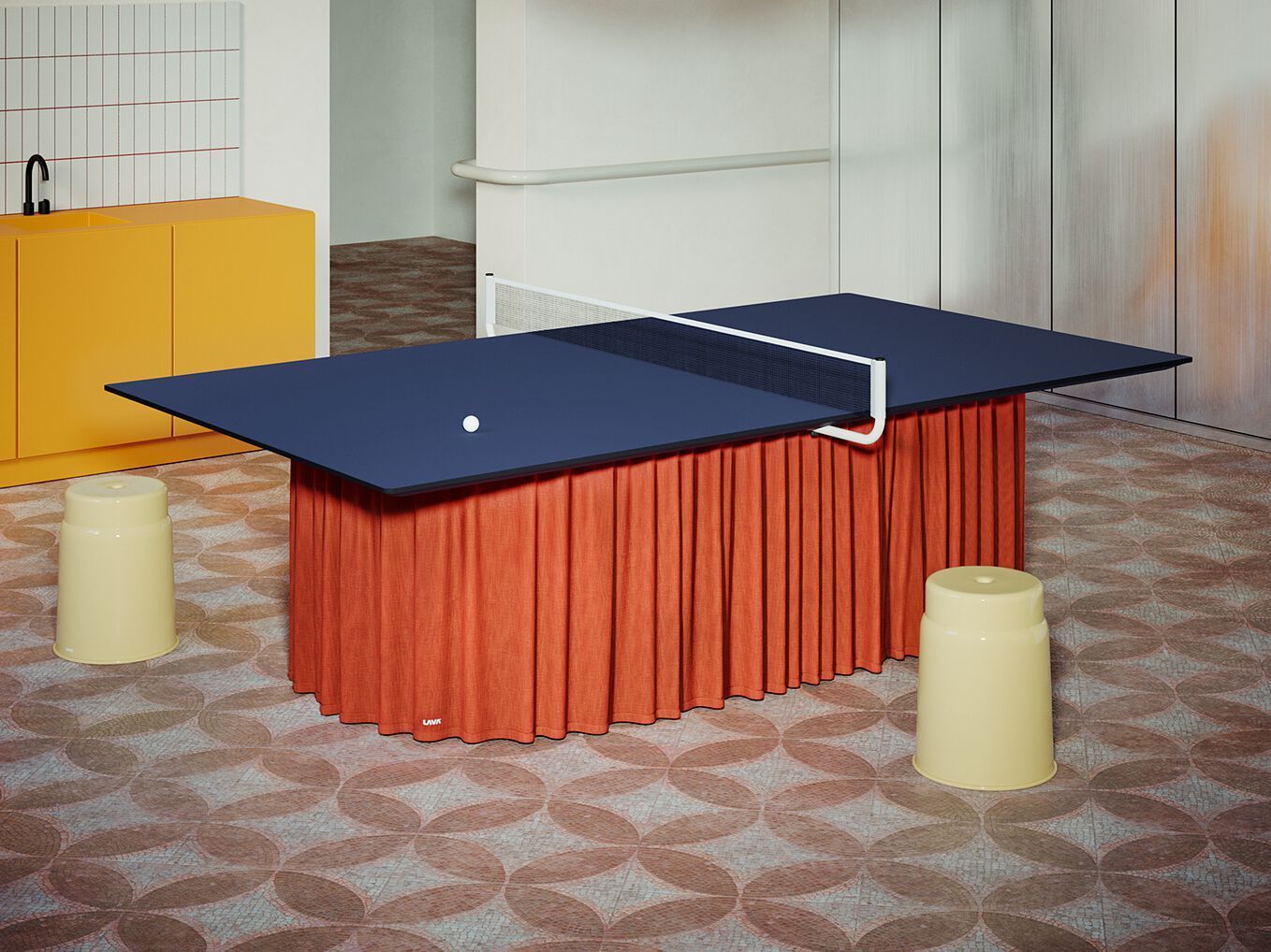 Стол для настольного тенниса из керамогранита и ткани LAVA TENDINA ARCH-00057939