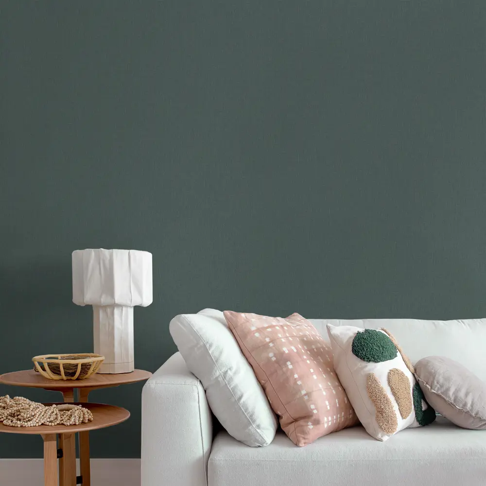 Wallsecret Scandy: Флизелиновые обои темно-зеленые для стильного интерьера 89395605 STLM-1575885 - Вид №4