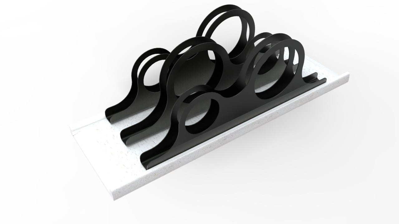 Стойка для велосипедов из оцинкованной стали Viscio Urban Design DUNE ARCH-00050149 - Вид №19