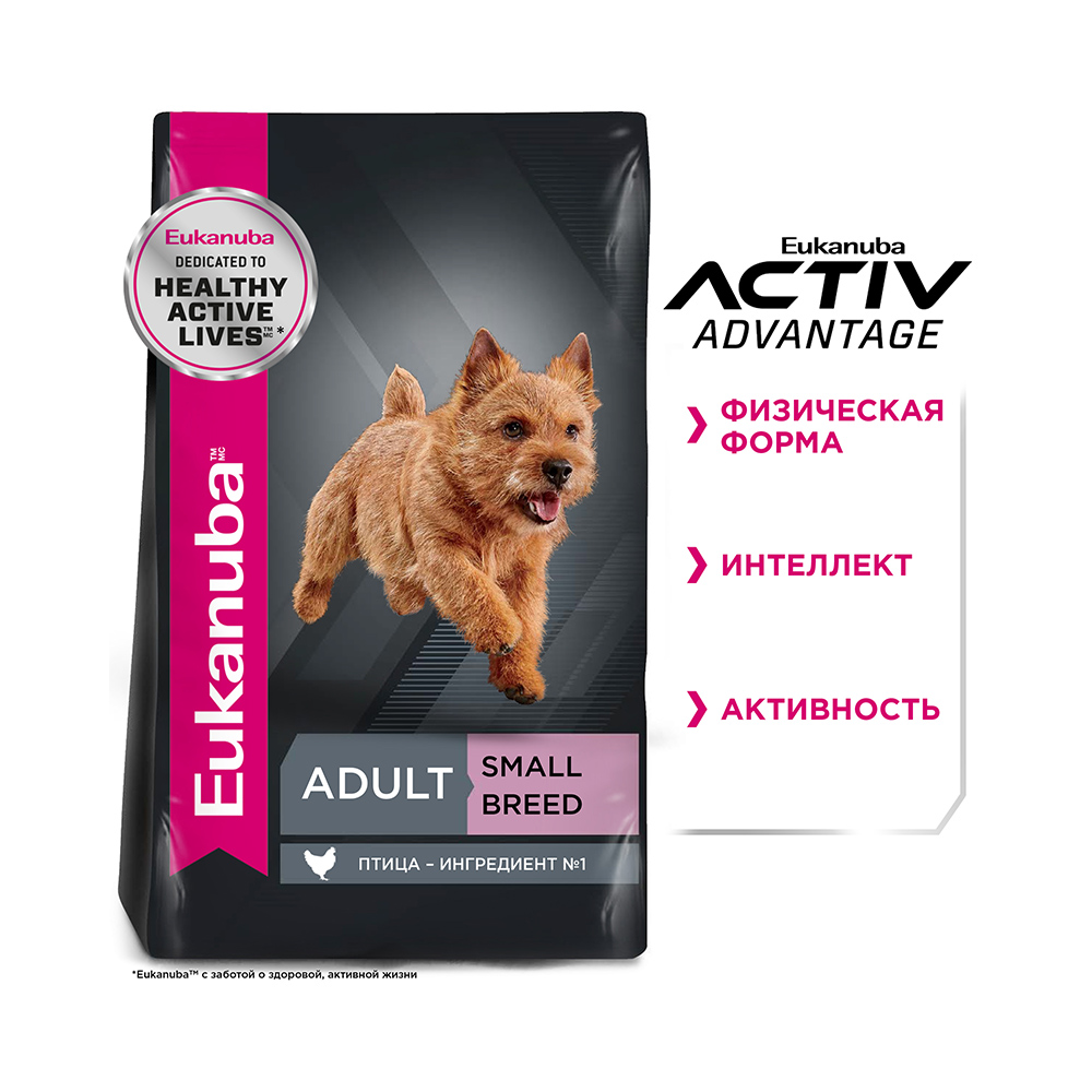 Т00001279 Корм для собак для мелких пород сух. 3кг Eukanuba  - Вид №3