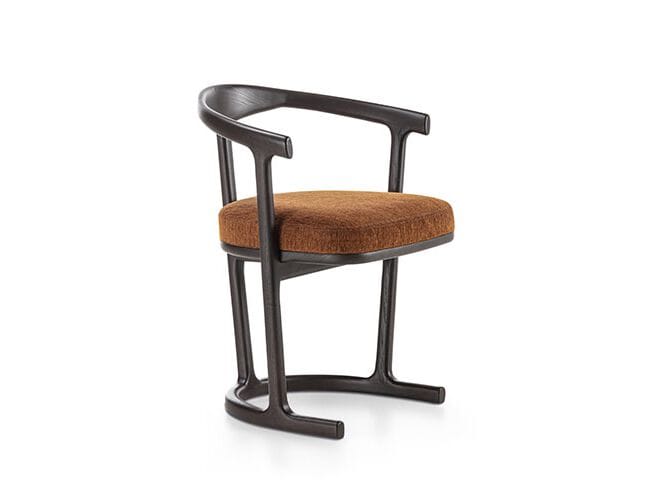 Тканевое кресло Vittoria Frigerio ежевика ARCH-00062691