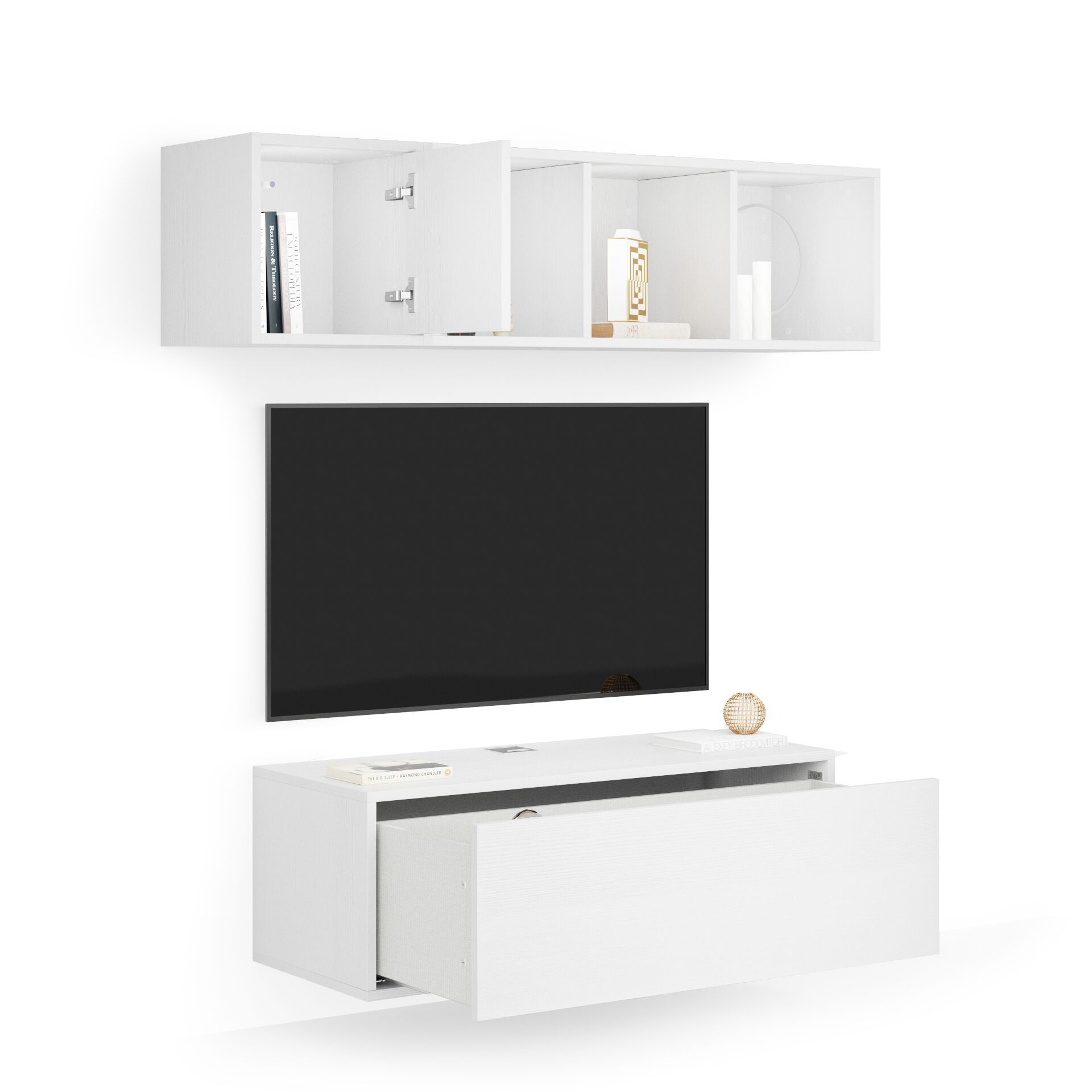 Модульная оборудованная стена установленная стеной в меламинированном Mobili Fiver IACOPO ARCH-00070420 - Вид №33